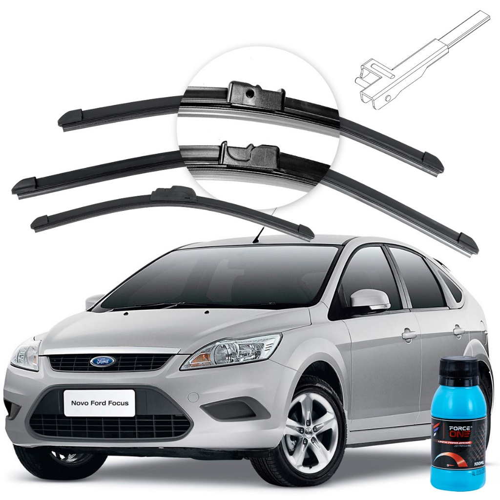 Palheta Limpador de Parabrisa Ford Focus Hatch II ano 08 a 13 Especifica Dianteira e Traseira em Oferta na Shopee
