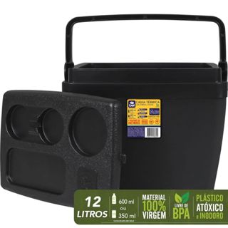 Caixa Térmica Cooler Praia Vários Tamanhos Grande Espaçosa Promoção Bel em Oferta na Shopee