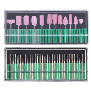 Kit 30 Brocas Diamantadas Lixadeira Unha Drill Fresa Gel Oferta em Oferta na Shopee