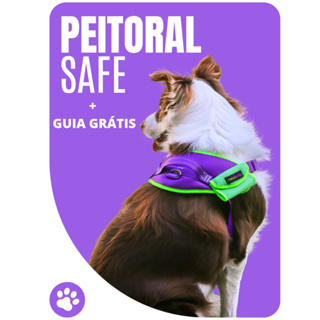 Peitoral meuAuAu 3 em 1: Peitoral + Guia GRÁTIS + Cata Caca Mais Disciplina para Seu Cão! em Oferta na Shopee