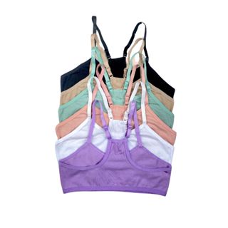 Kit Sutiã Juvenil Infantil Nadador Cotton Algodão em Oferta na Shopee