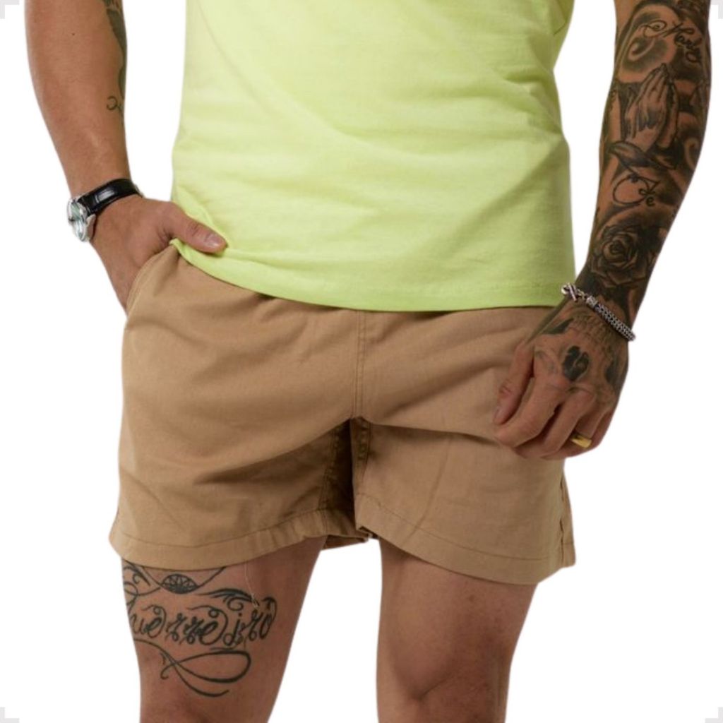 Bermuda Masculina Cor Areia - Comprar com Melhor Preço em Bermudas