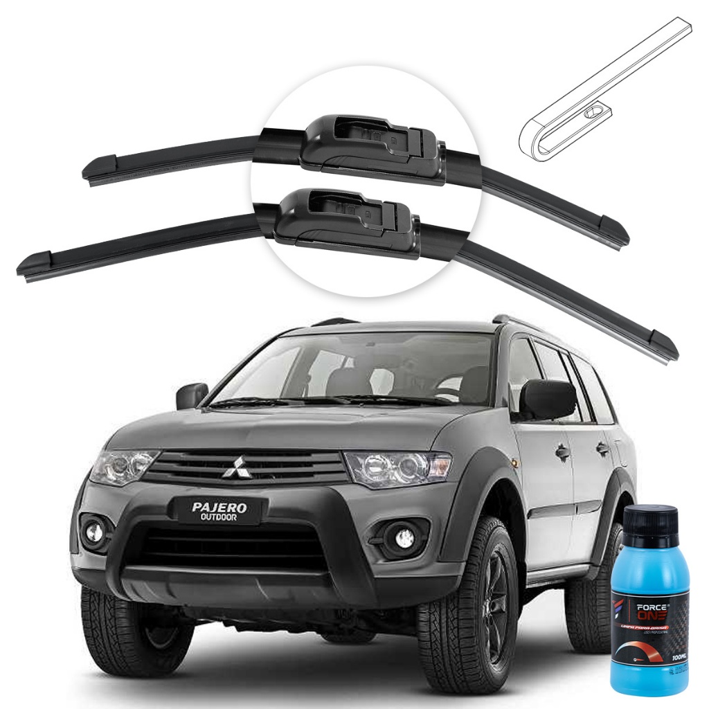 Limpador de Parabrisa Mitsubishi Pajero Sport / HPE ano 16 a 2024