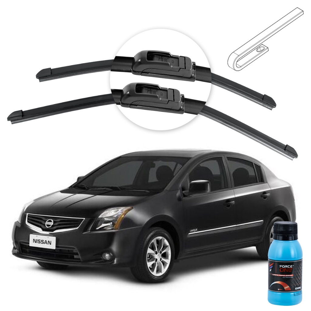 Limpador de Parabrisa Nissan Sentra III ano 07 a 13 Universal