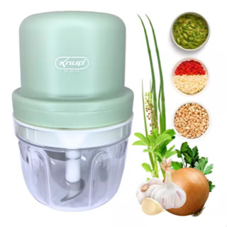 Mini Processador de Alimentos Triturador Alho Eletrico Sem Fio USB Knup KP-UD102 em Oferta na Shopee