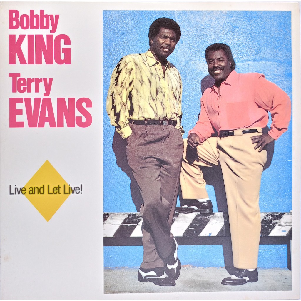 Lp Bobby King & Terry Evans Live And Let Live! 1990 Ótimo