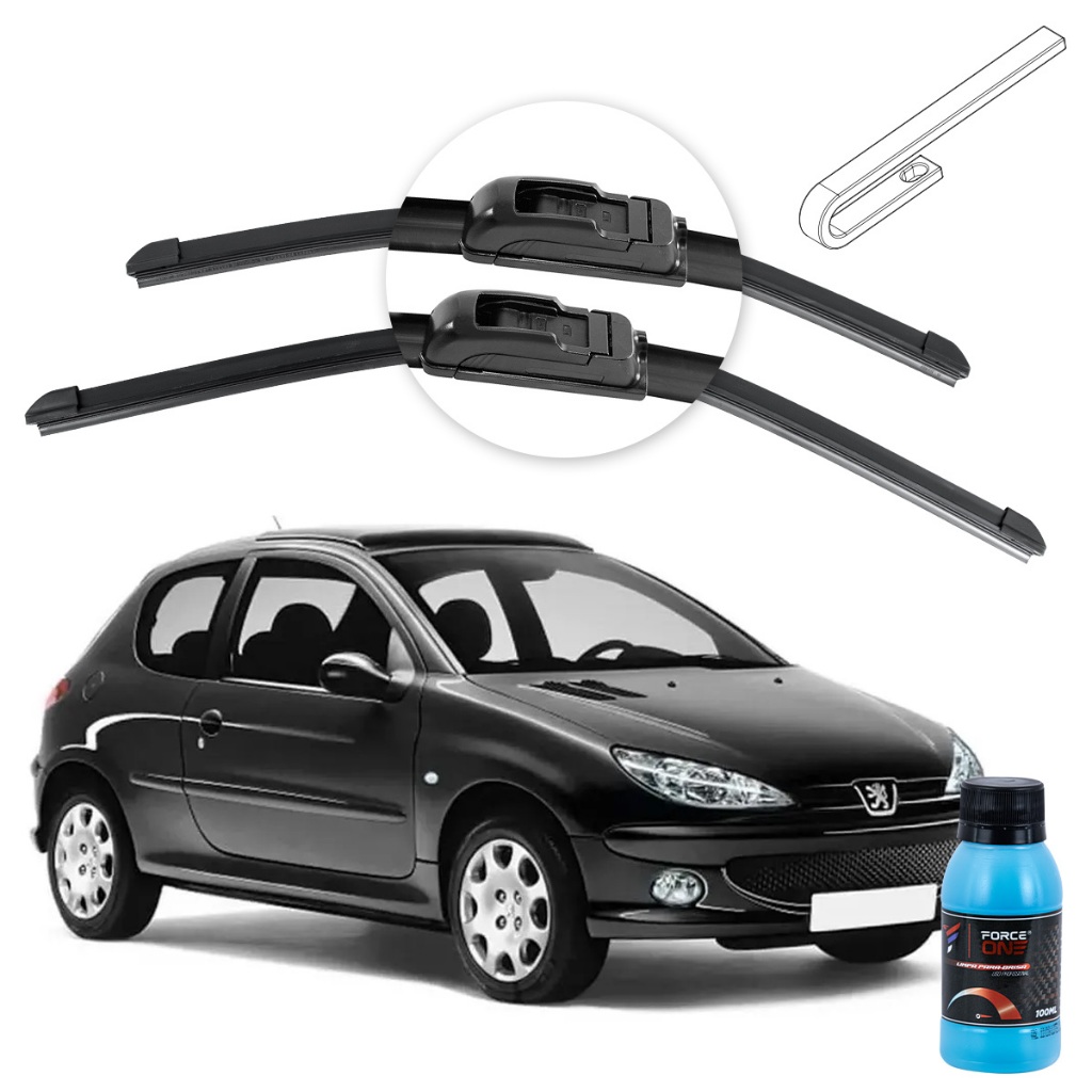 Limpador de Parabrisa Peugeot 206 ano 98 a 09 Universal em Oferta na Shopee