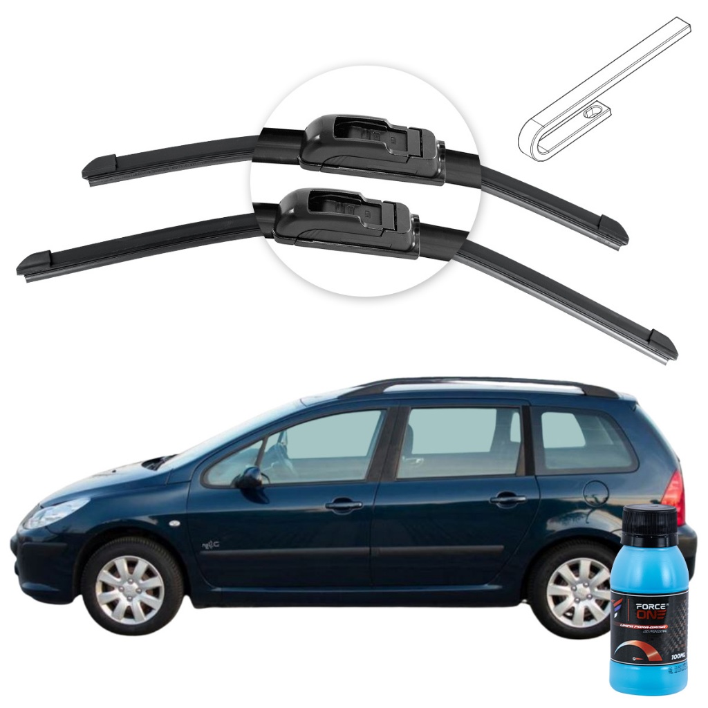 Limpador de Parabrisa Peugeot 307 SW ano 01 a 05 Universal em Oferta na Shopee