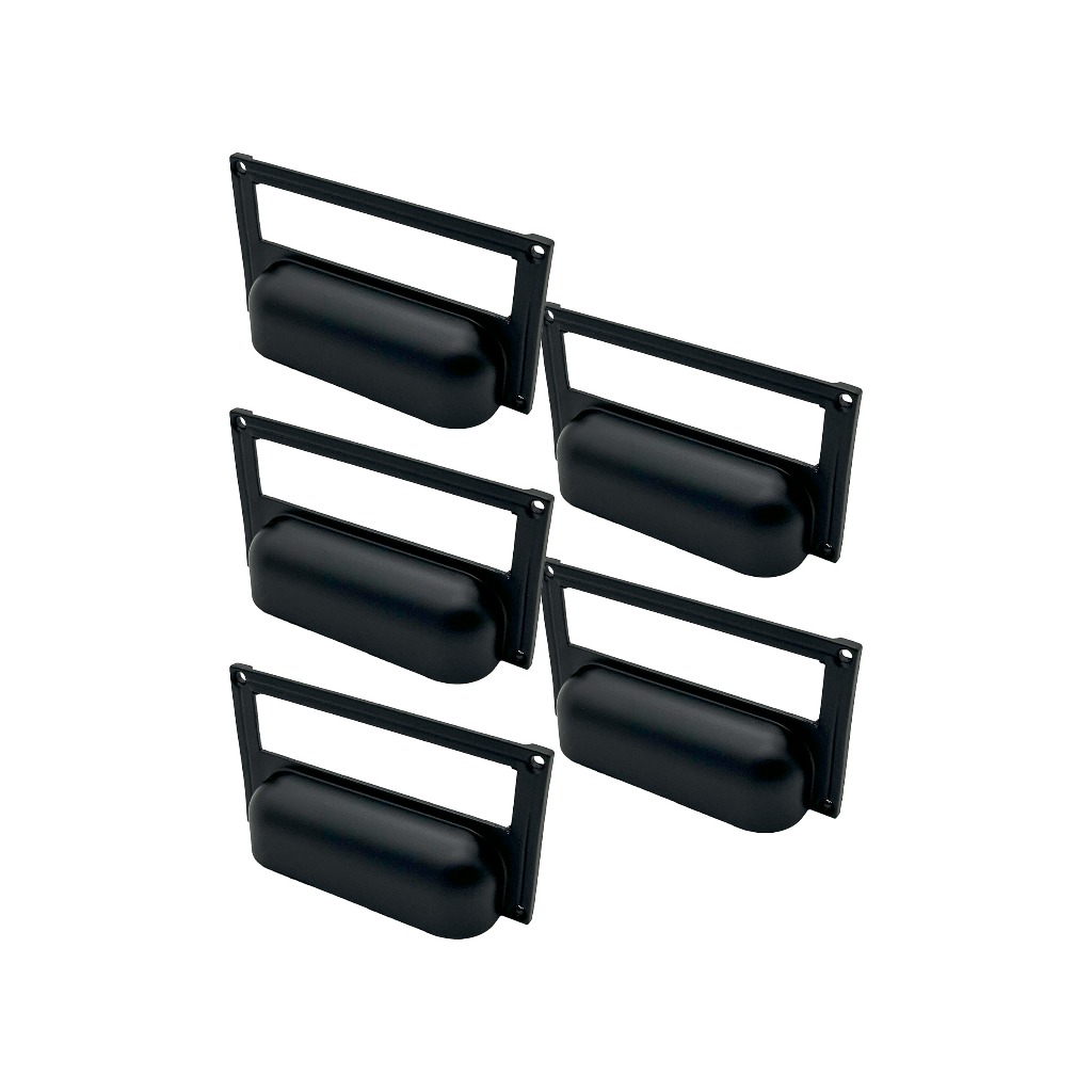 5 Puxador De Armário Cômoda Gaveteiro Móveis Concha Etiqueta 8,6cm