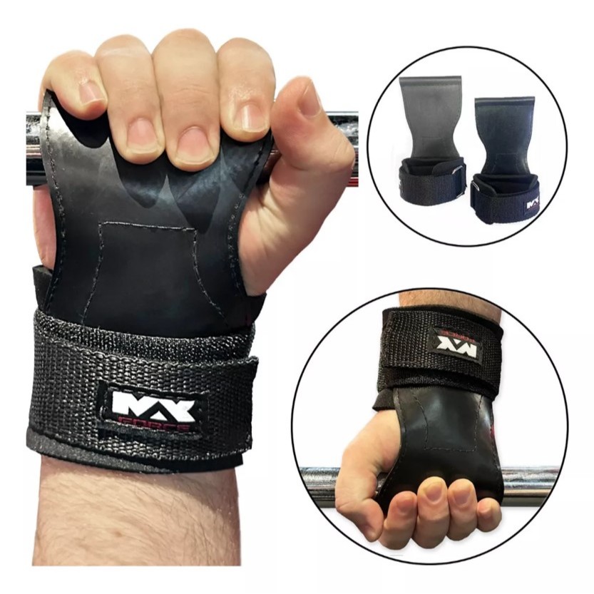 Strap Grip Max Force puxada remada academia fitness musculação em Oferta na Shopee