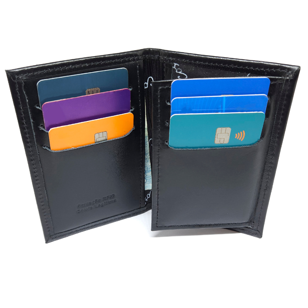 Carteira Masculina Porta Cartão Proteção Rfid Couro Legitimo