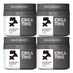 Kit 4x Creatina Pura - 300g cada - Max Titanium