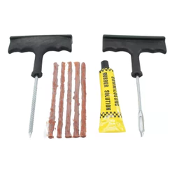 Kit Remendo Reparo Macarrão Pneu Carro Moto S/ Câmara Ferramenta+Macarrão TM0400