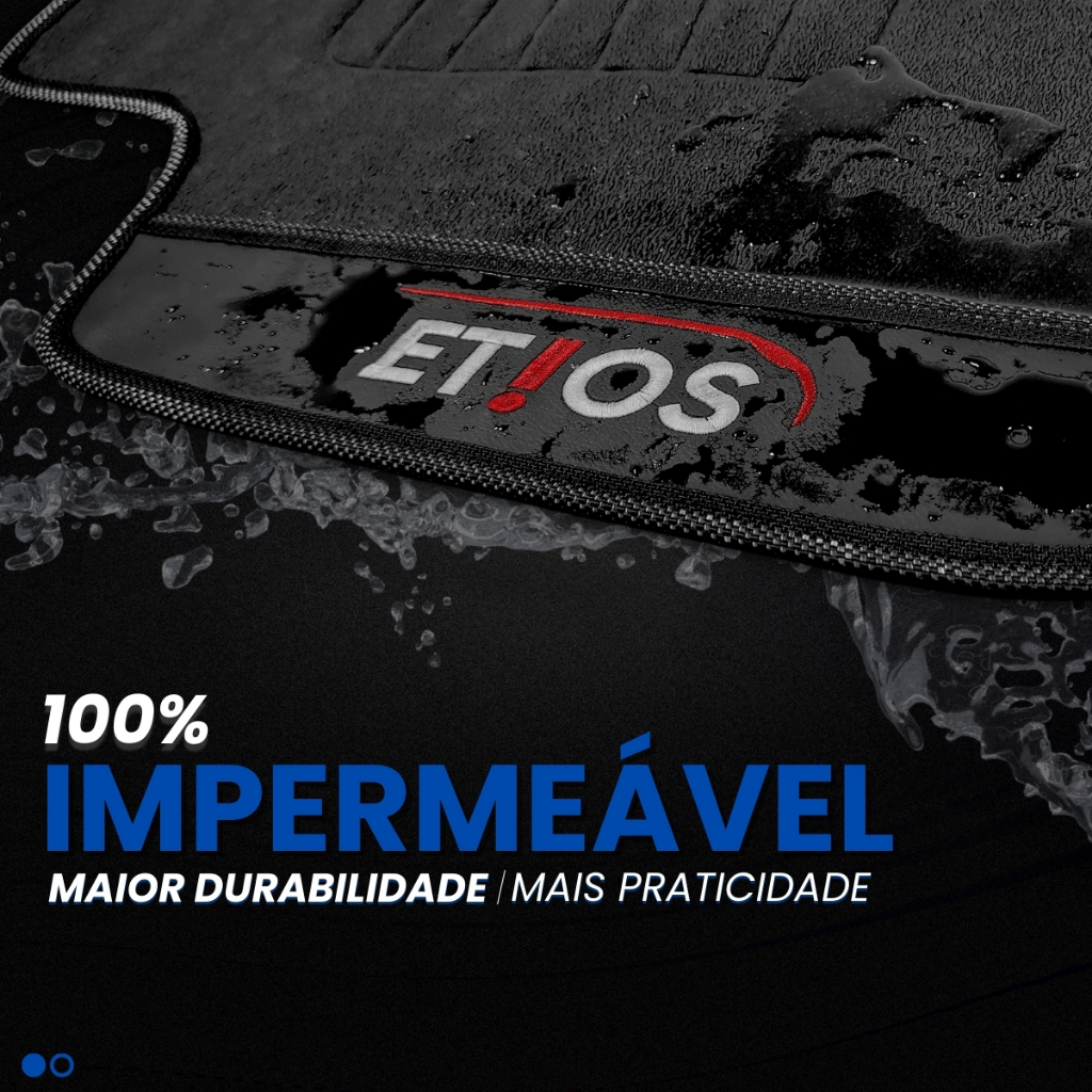 Tapete para Carro Etios Sedan Borracha Personalizado Traseiro Inteiriço 2010 11 12 a 2023 Etios · foto 2