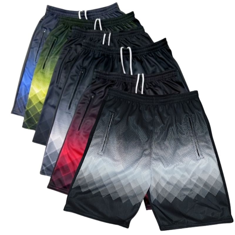 Kit 3 ou 2 Bermuda short Chimpa Masculina Adulto Dry Fit Academia