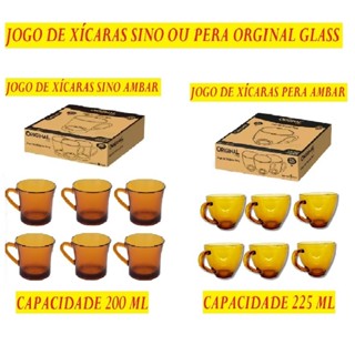 Jogo De Xícaras 225ML Ou 200ML Acompanhando 6 Unidades Elegantes E Charmosas Top Estilo em Oferta na Shopee