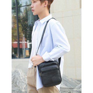 Bolsa Tiracolo Masculino de Couro Ombro em Oferta na Shopee