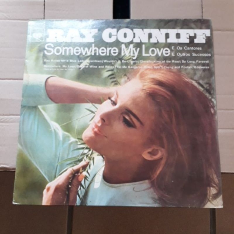 Lp Ray Conniff & His Orchestra - Somewhere My Love 1966 CBS Discos relan Stereo prat zerado pop orchestra anos 60 Paul Mauriat Ray Anthony Mantovani Vinil Album