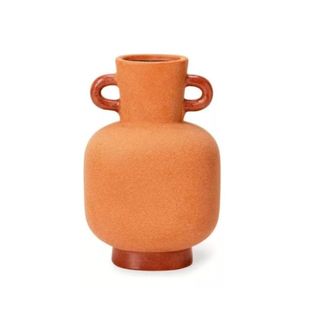 Vaso Cerâmica Marrom Jarro Decorativo com Alça em Oferta na Shopee