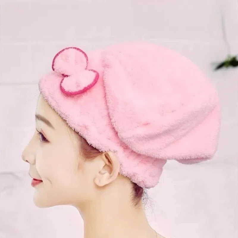 Kit 6/12 Touca para seca cabelo Mágica Touca de Banho Absorvente Toalha de Microfibra em Oferta na Shopee