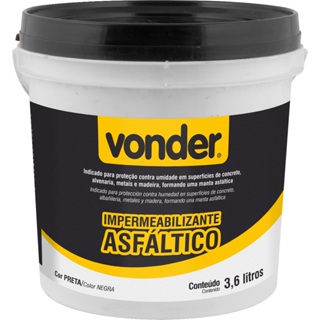 Impermeabilizante Asfáltico Manta Liquida Veda Laje de 3,6L - Vonder em Oferta na Shopee