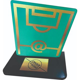 TROFÉU CRAQUE DO JOGO MDF em Oferta na Shopee