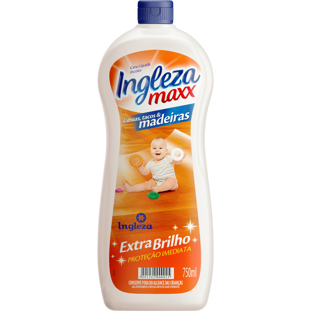 Cera Líquida Maxx INGLEZA Especial Madeira 750ml - Home & Living