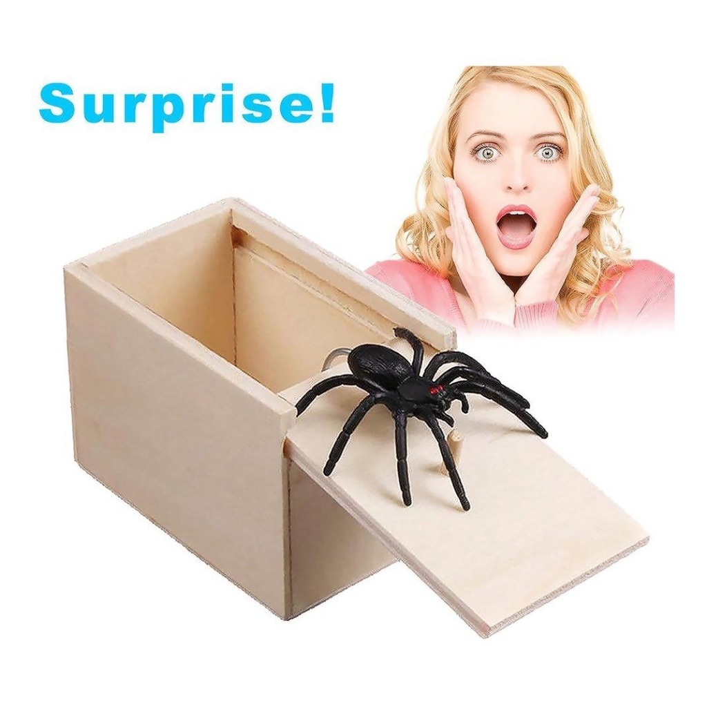 Caixa Surpresa De Madeira - Susto - Truque - Pegadinha