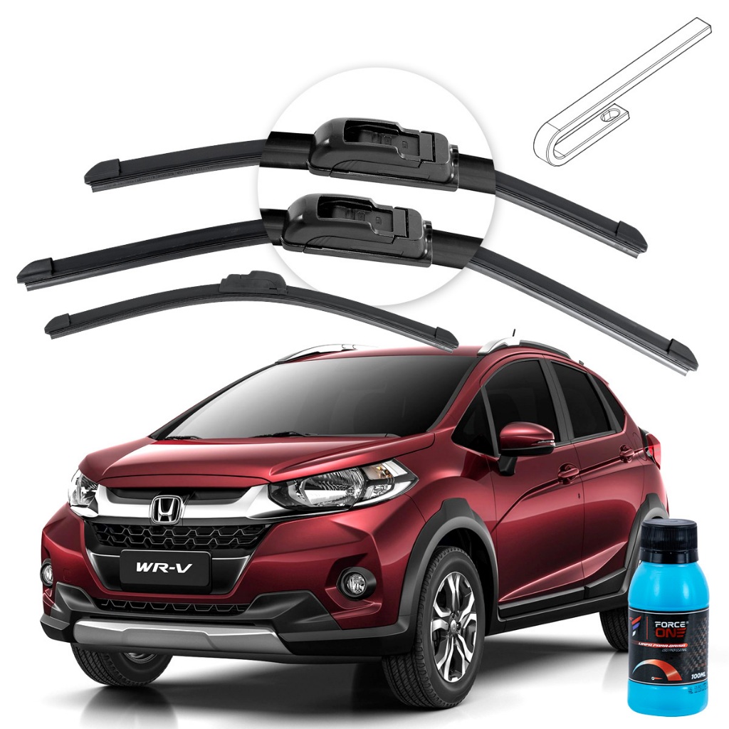 Limpador de Parabrisa Honda WRV ano 17 a 20 Universal Dianteira e Traseira em Oferta na Shopee