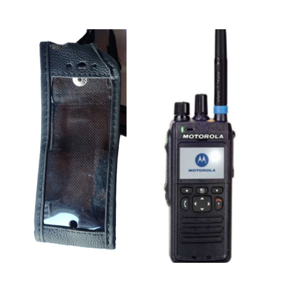 CAPA DE COURO PARA RADIO COMUNICADOR MTP3100/3250