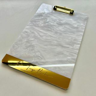 Prancheta Personalizada em Acrílico A4 34,5x23 GRANDE madrepérola papelaria beleza clinica estética consultório em Oferta na Shopee