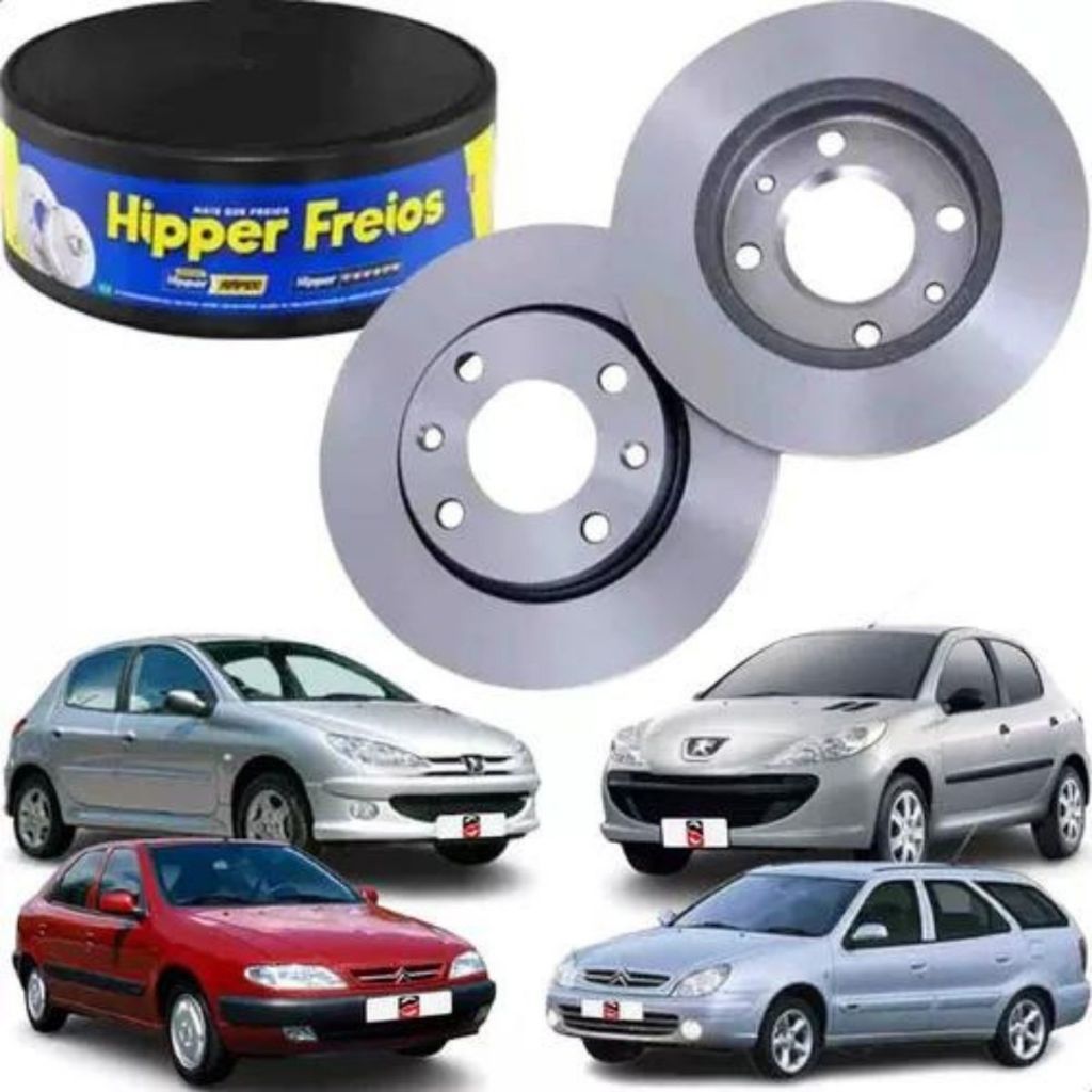 Par Disco Freio Traseiro Sólido Xsara 206 1.0 1.6 2.0 16v em Oferta na Shopee