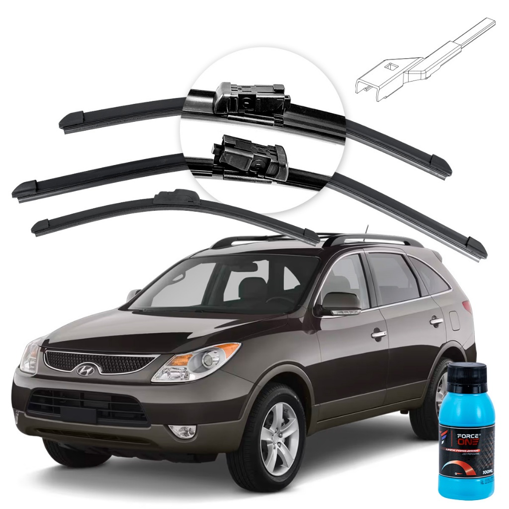 Limpador de Parabrisa Hyundai Veracruz ano 07 a 12 Especifica Dianteira e Traseira em Oferta na Shopee