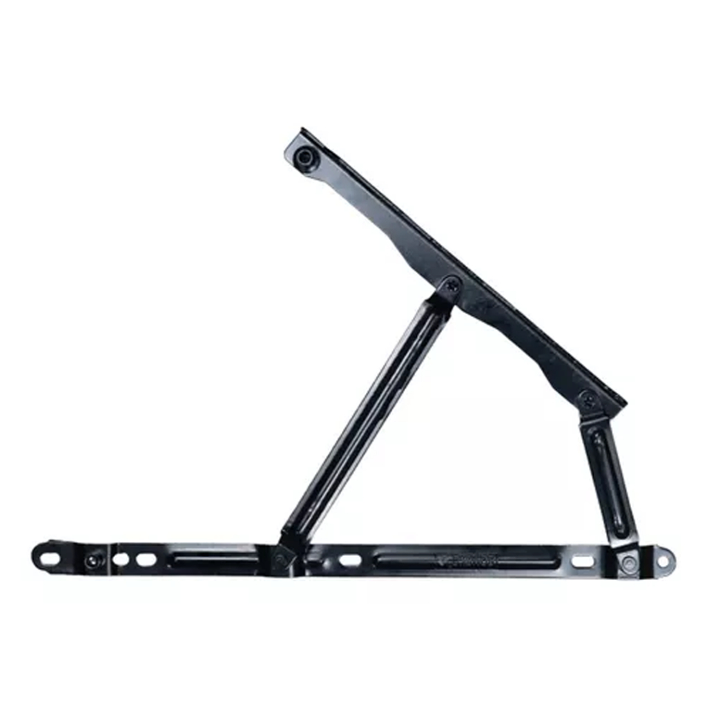 Kit 2 Articulação Solteiro Pistão à Gás 550N P Cama Box Baú