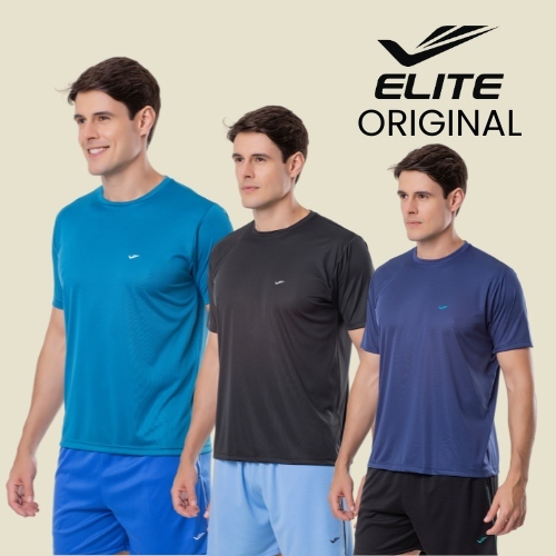 Camiseta Masculina DryFit Plus Size Academia Corrida Treino em Poliéster Premium Elite