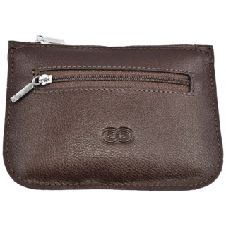 Porta Moedas PRATA em Couro Galvani em Oferta na Shopee