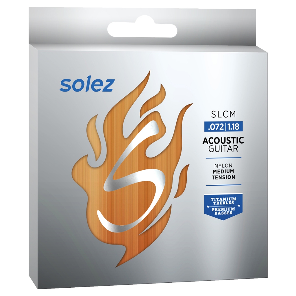 Encordoamento para Violão Solez 6 cordas Nylon - Hobbies & Collections