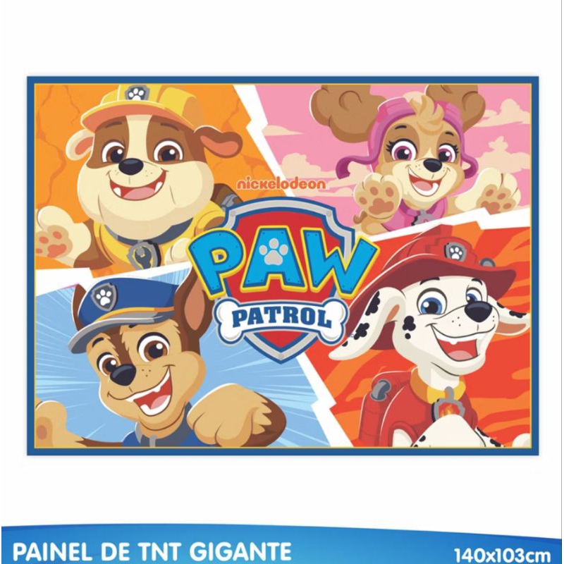 Painel Tnt patrulha canina festa em Oferta na Shopee