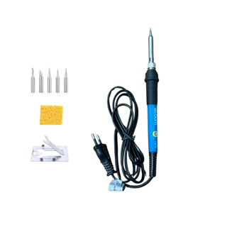 Ferro De Solda Ajustável 60W Com Regulagem De Temperatura + 5 Pontas E Suporte em Oferta na Shopee