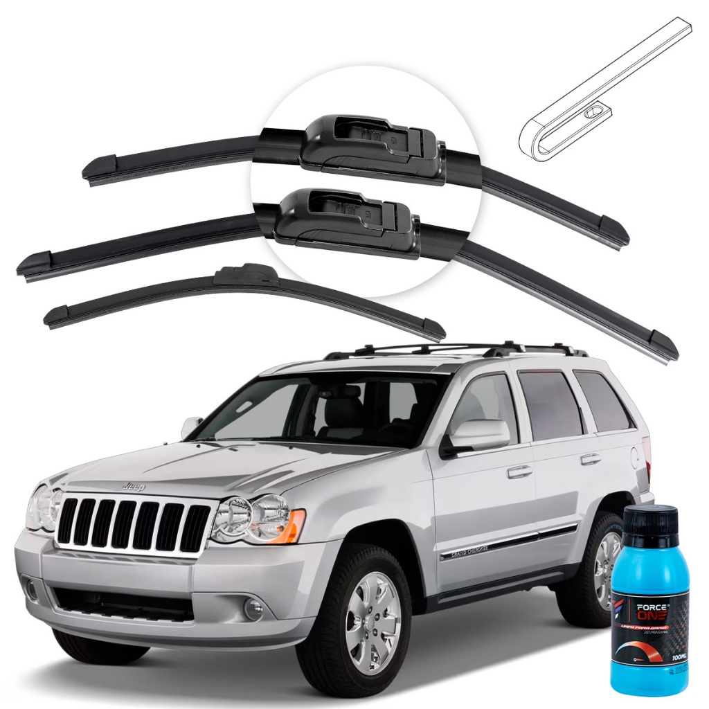 Limpador de Parabrisa Jeep Grand Cherokee ano 12 a 2024 Dianteira e Traseira em Oferta na Shopee