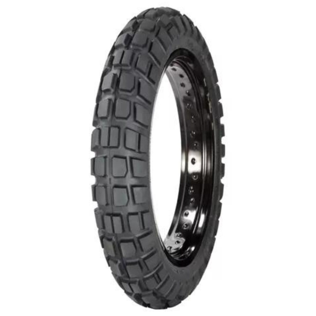 Pneu Dian Moto 110/80b19 Kenda K784f Big Block Sem Câmara