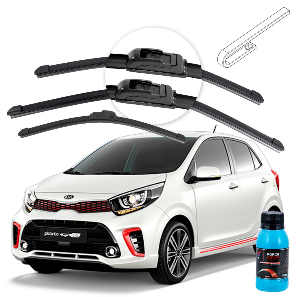 Limpador de Parabrisa Kia Picanto ano 11 a 18 Universal Dianteira e Traseira em Oferta na Shopee