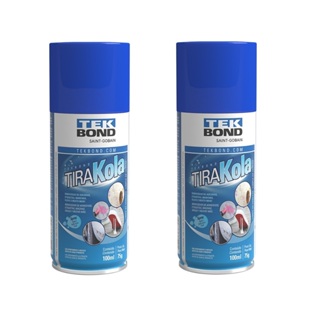 TIRA COLA SPRAY REMOVEDOR TEKBOND 100ML  KIT2 em Oferta na Shopee