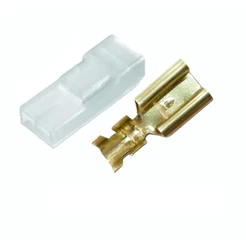 Conector Encaixe Terminal 10mm/ Fio Até 4mm - 10 Pçs C/ Capa