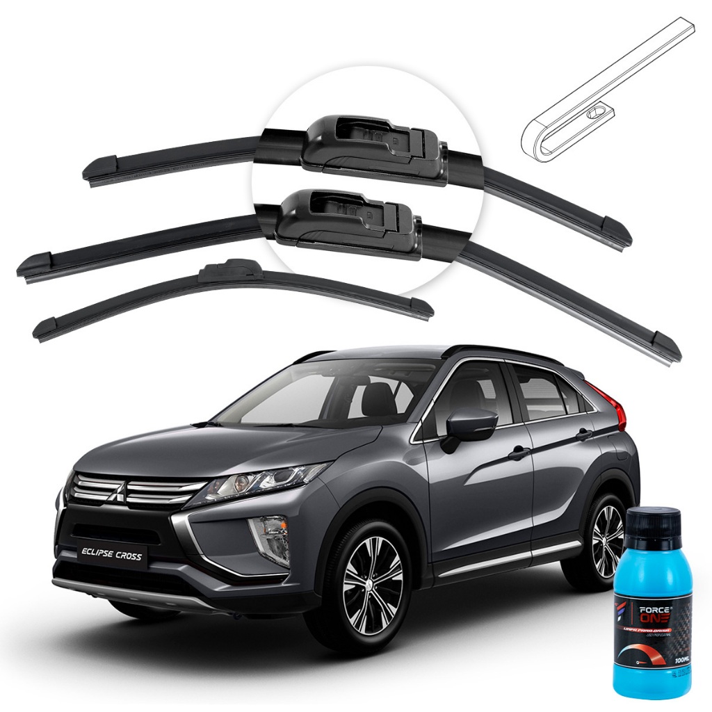 Limpador de Parabrisa Mitsubishi Eclipse ano 19 a 2024 Dianteira e Traseira em Oferta na Shopee