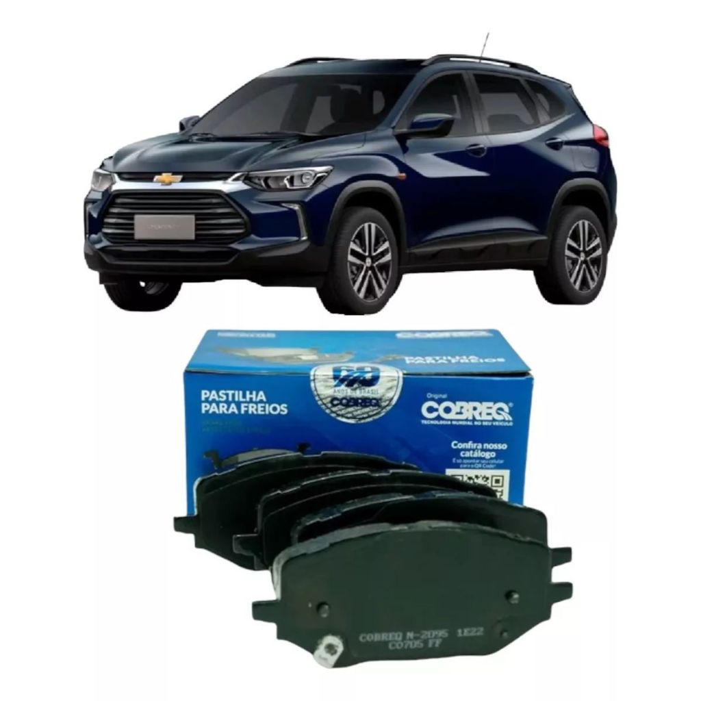 Jogo Pastilhas de Freio Dianteira Cobreq Montana Tracker 1.0 1.2 12v