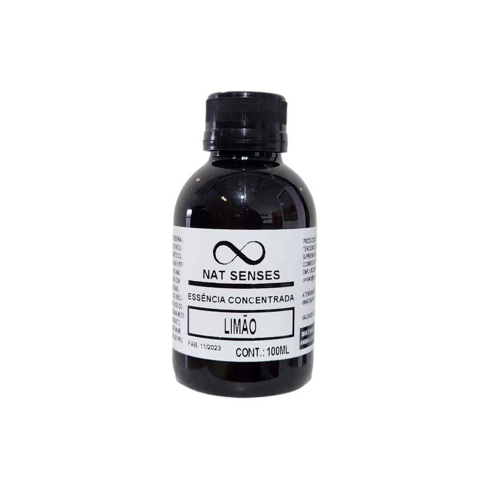 Essência concentrada Limão - 100ML - Nat Senses - Óleo essêncial. n