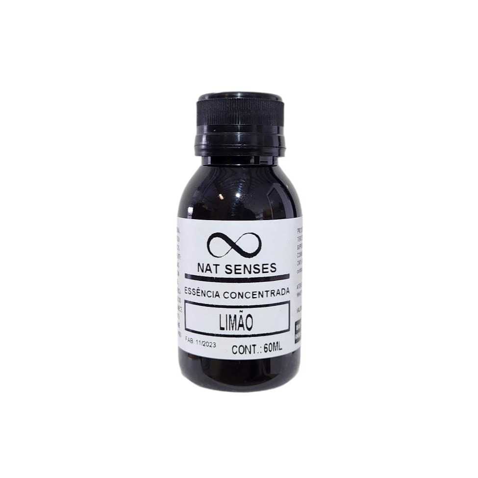 Essência concentrada Limão - 60ML - Nat Senses - Óleo essêncial. n