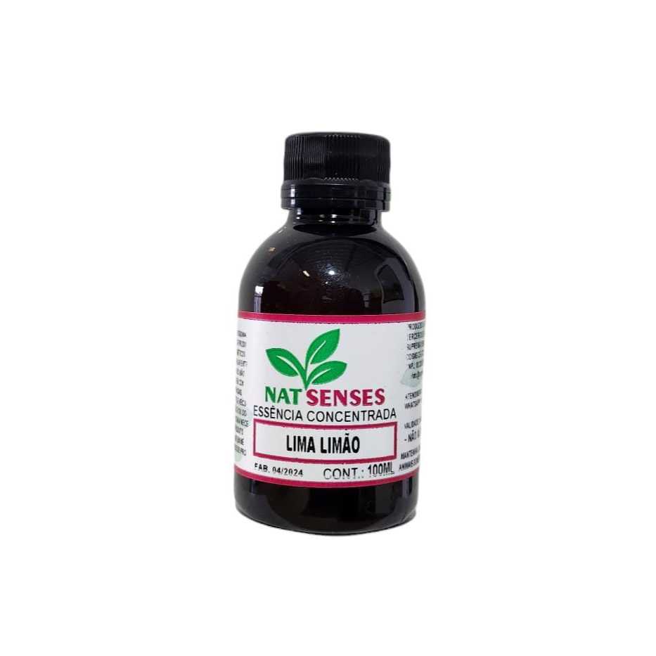 Essência concentrada Lima limão - 100ML - Nat Senses - Óleo essêncial