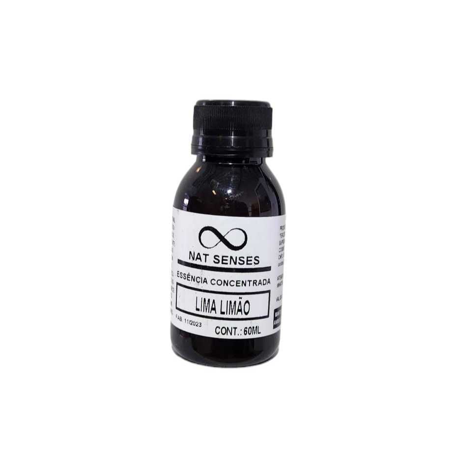 Essência concentrada Lima limão - 60ML - Nat Senses - Óleo essêncial